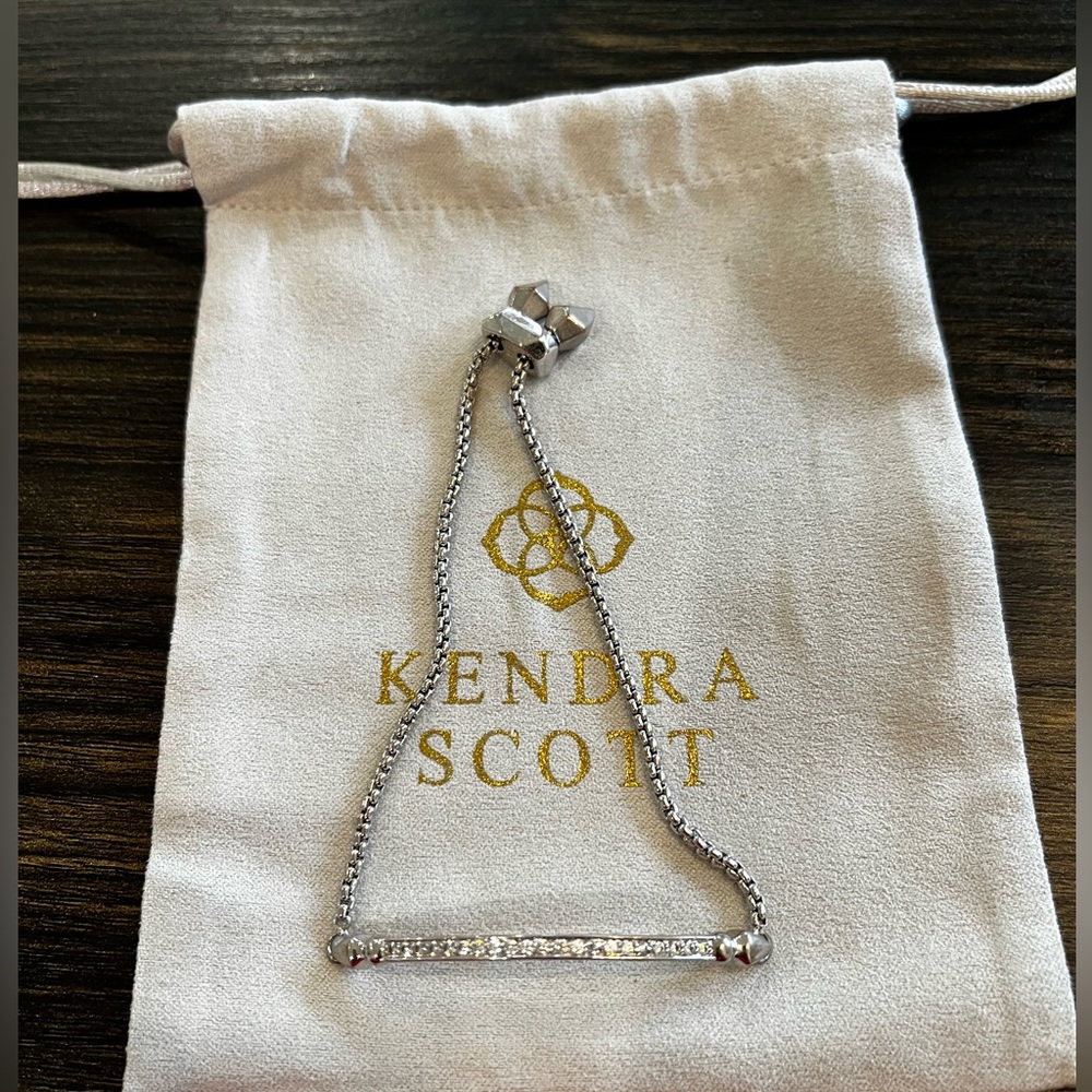 Kendra Scott silver OTT adjsutable bracelet